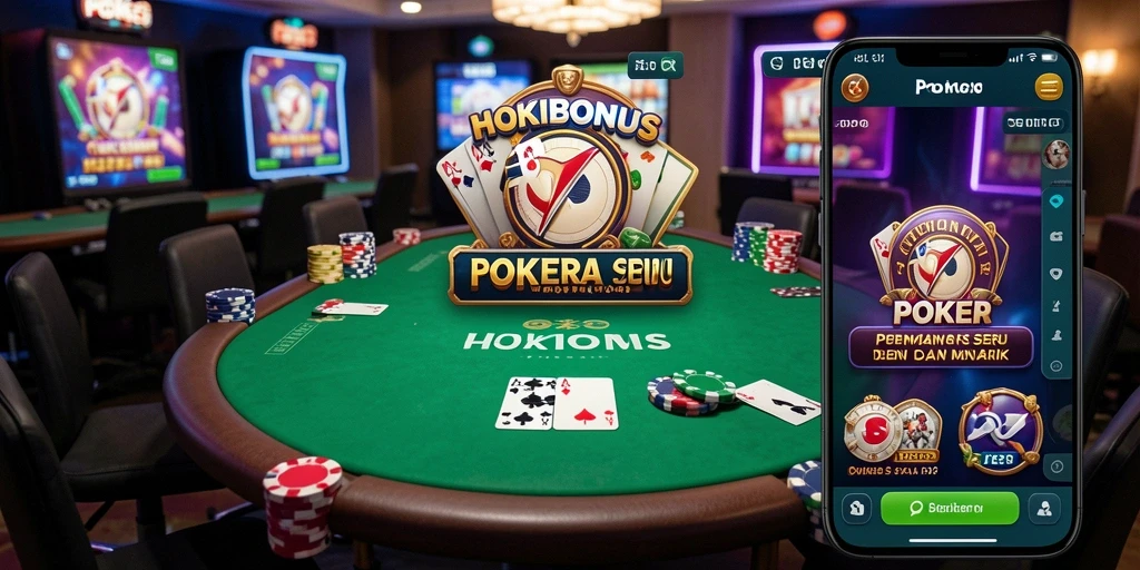 Antarmuka HOKIBONUS yang menarik dalam permainan Poker.