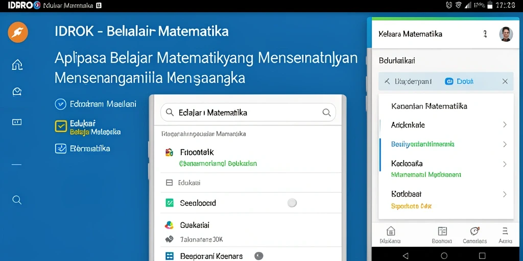 Tampilan antarmuka IDROK yang interaktif dan menarik.
