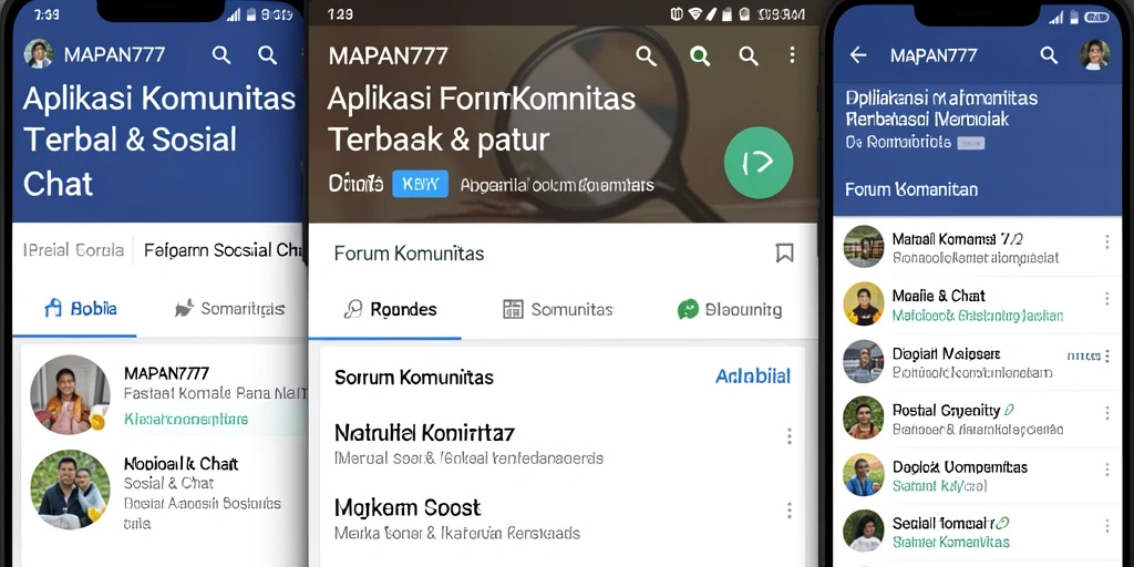 Tampilan antarmuka yang ramah pengguna pada aplikasi MAPAN777.
