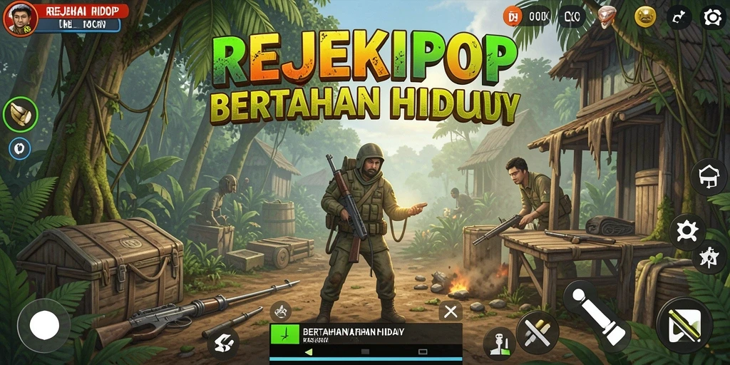 Antarmuka permainan REJEKIPOP yang menarik dan fungsional.