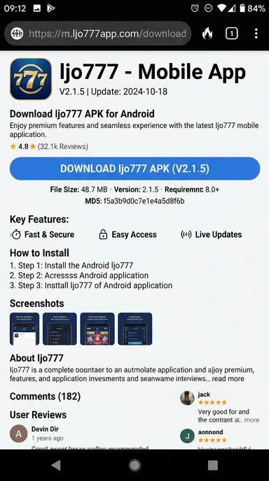 Unduh dan Instal ljo777 APK untuk Android