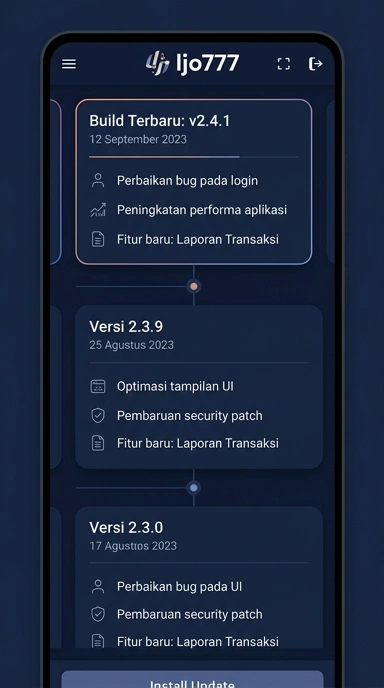 Riwayat Versi ljo777 untuk Pengguna Android